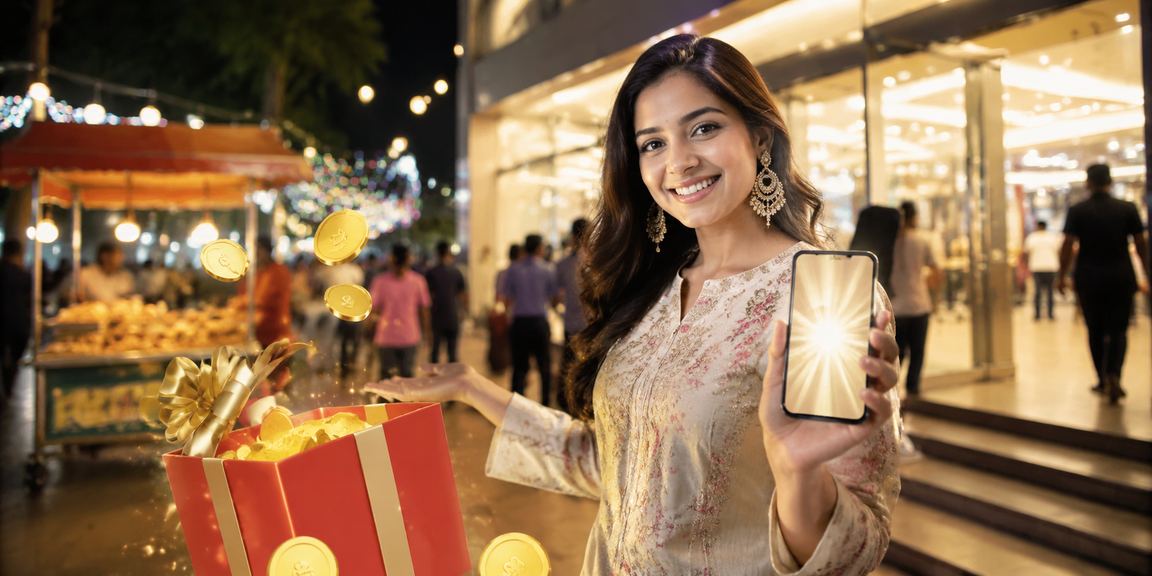 User browsing casino app on mobile phone in India
