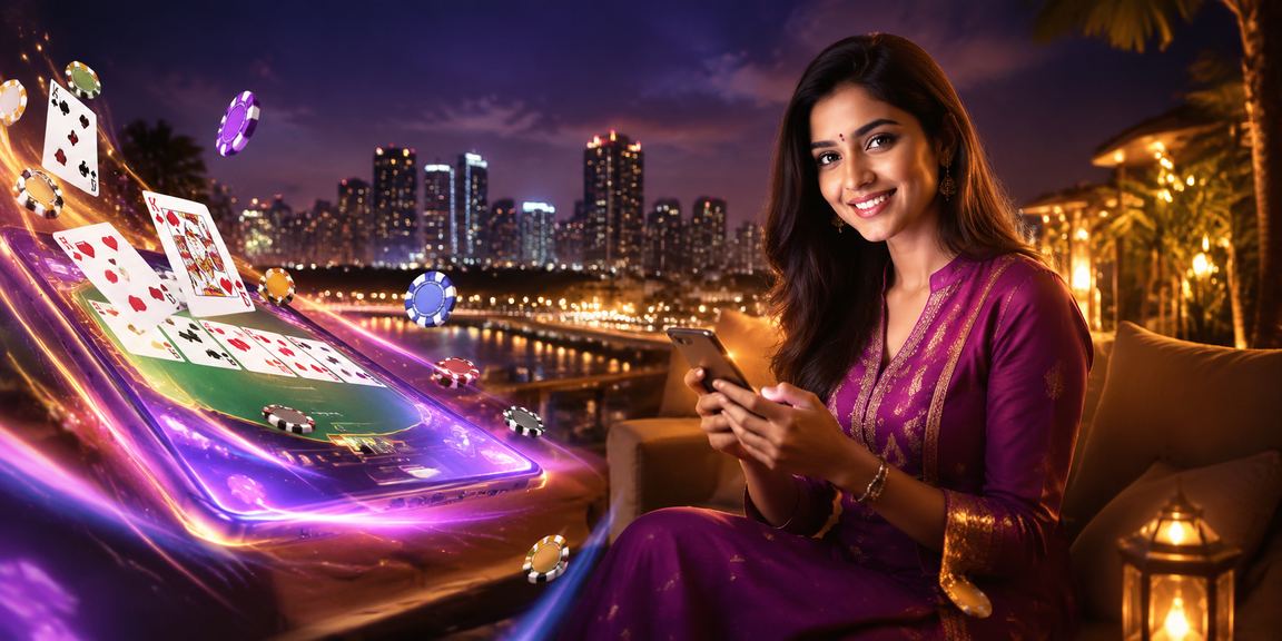 People celebrating while playing rummy cards in Mumbai